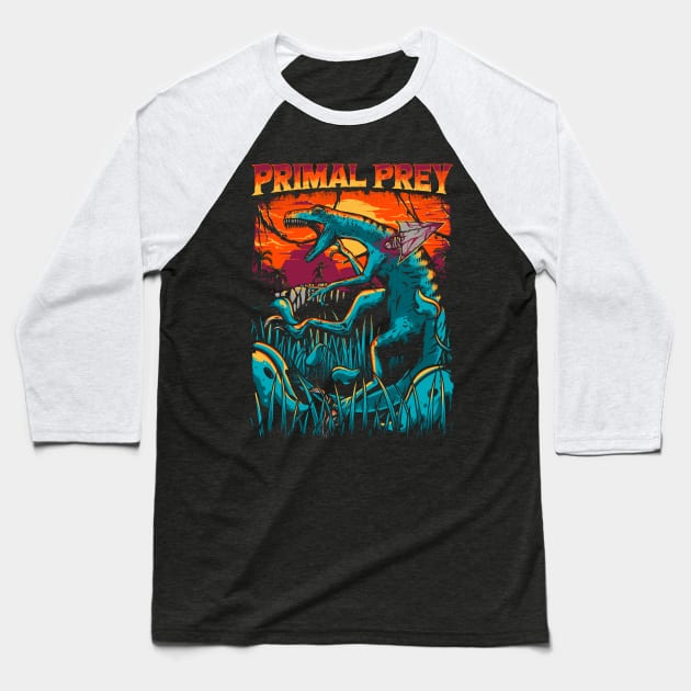 Primal Prey Baseball T-Shirt by rockburn